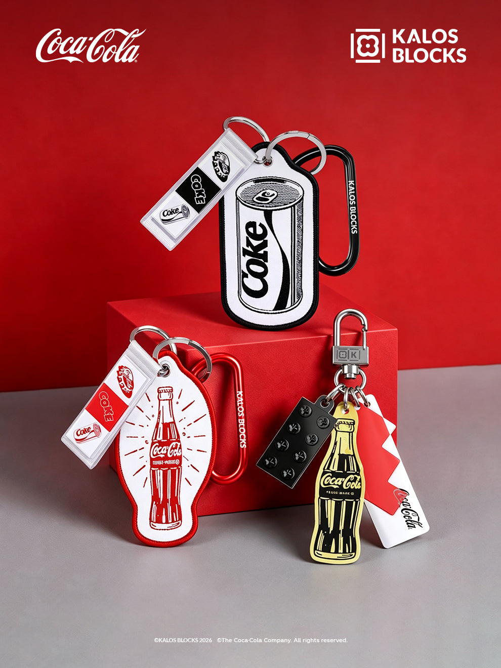 Coca-Cola™ LUB LUB Embroidered Keychain