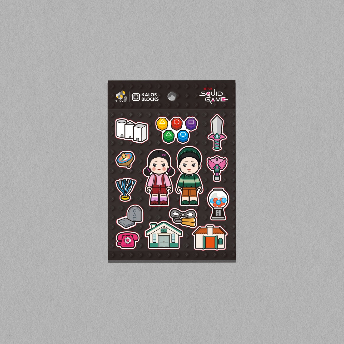 KALOS x Squid Game A5 Stickers
