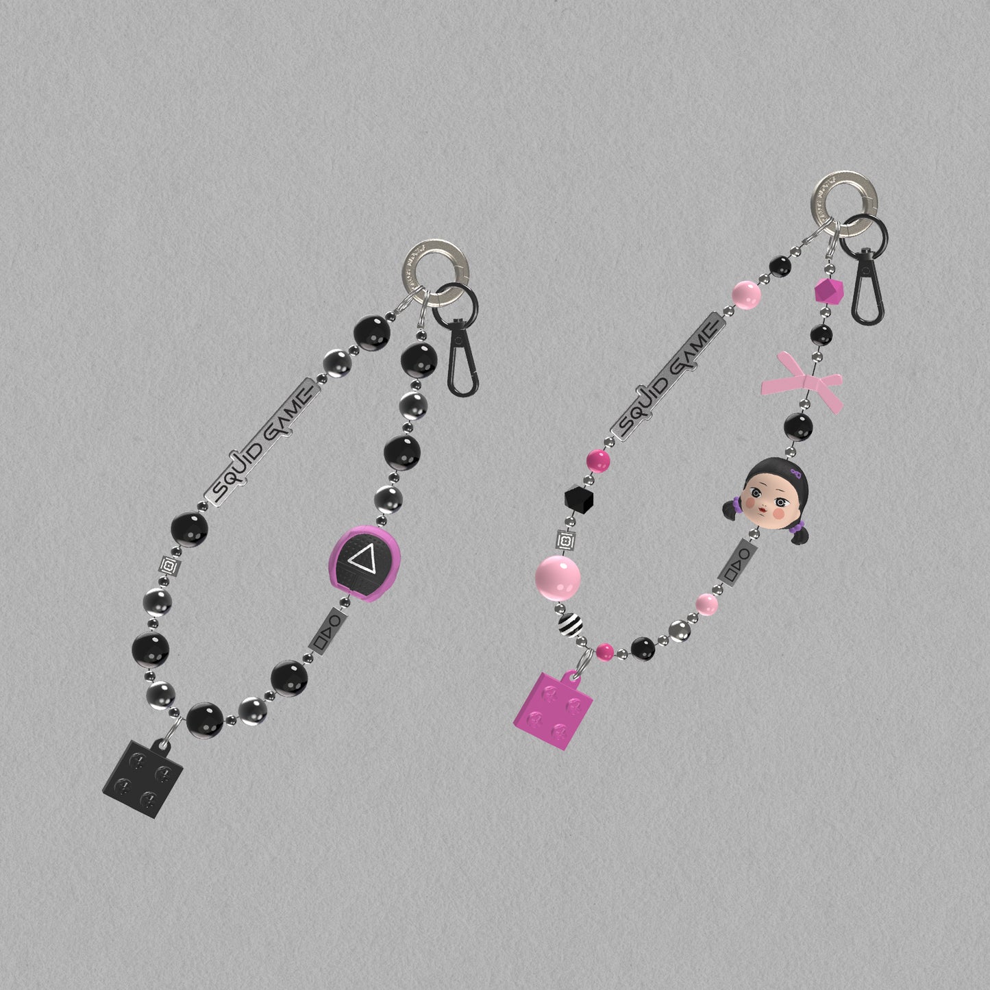 KALOS x Squid Game 3 Beads Keychain