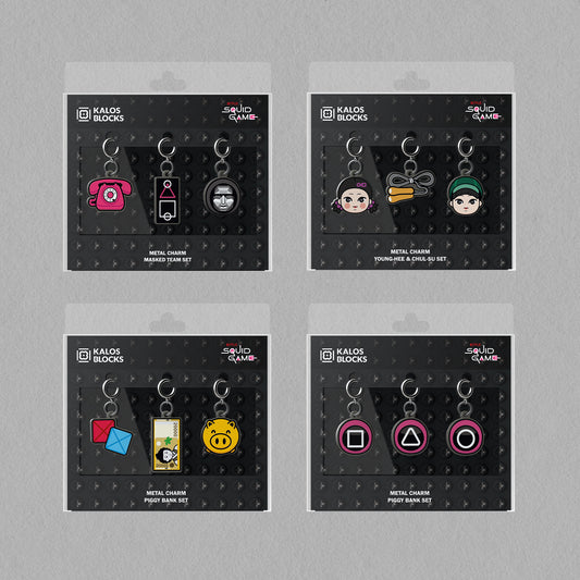 KALOS x Squid Game 3 Metal Charm
