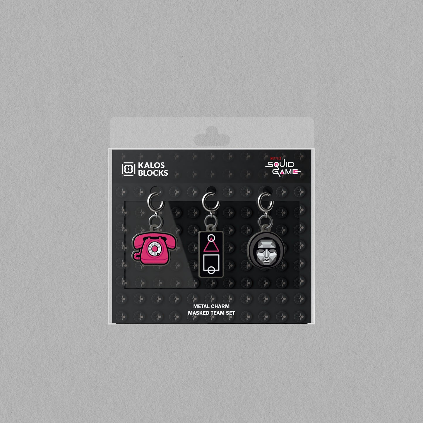 KALOS x Squid Game 3 Metal Charm