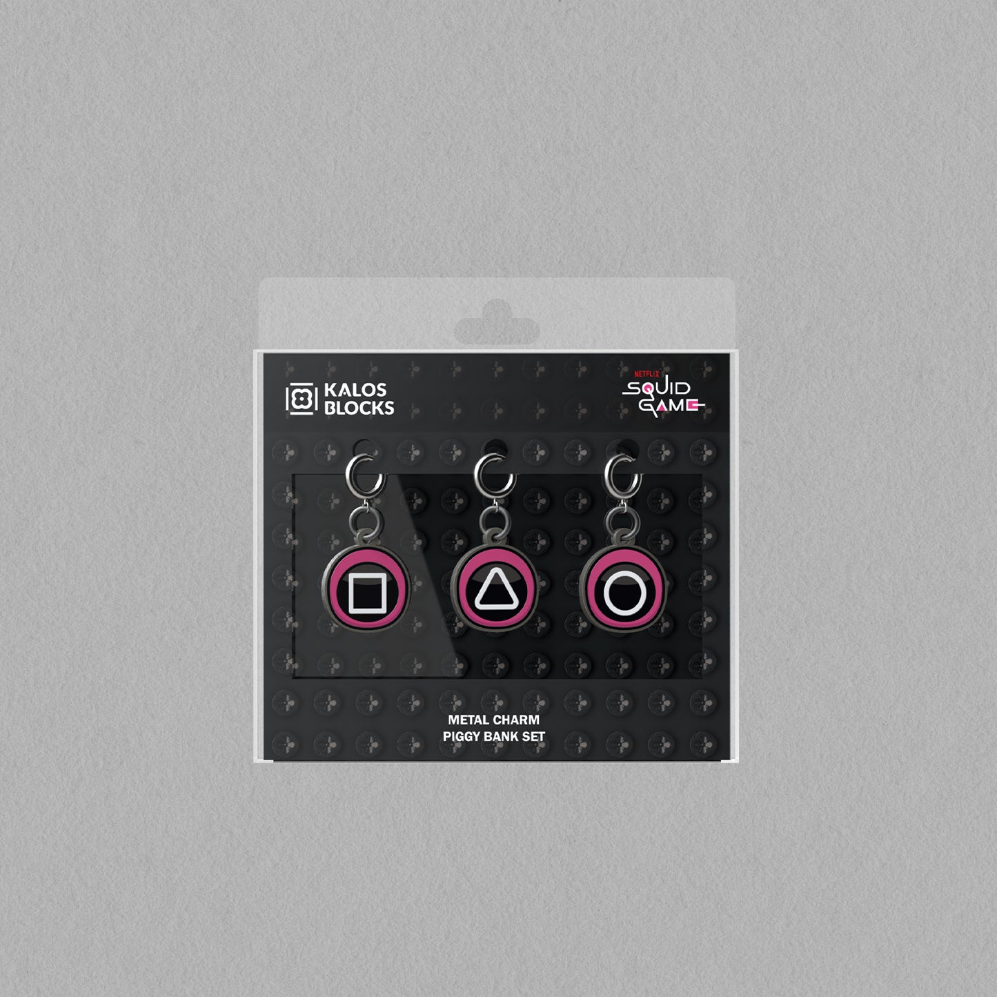 KALOS x Squid Game 3 Metal Charm
