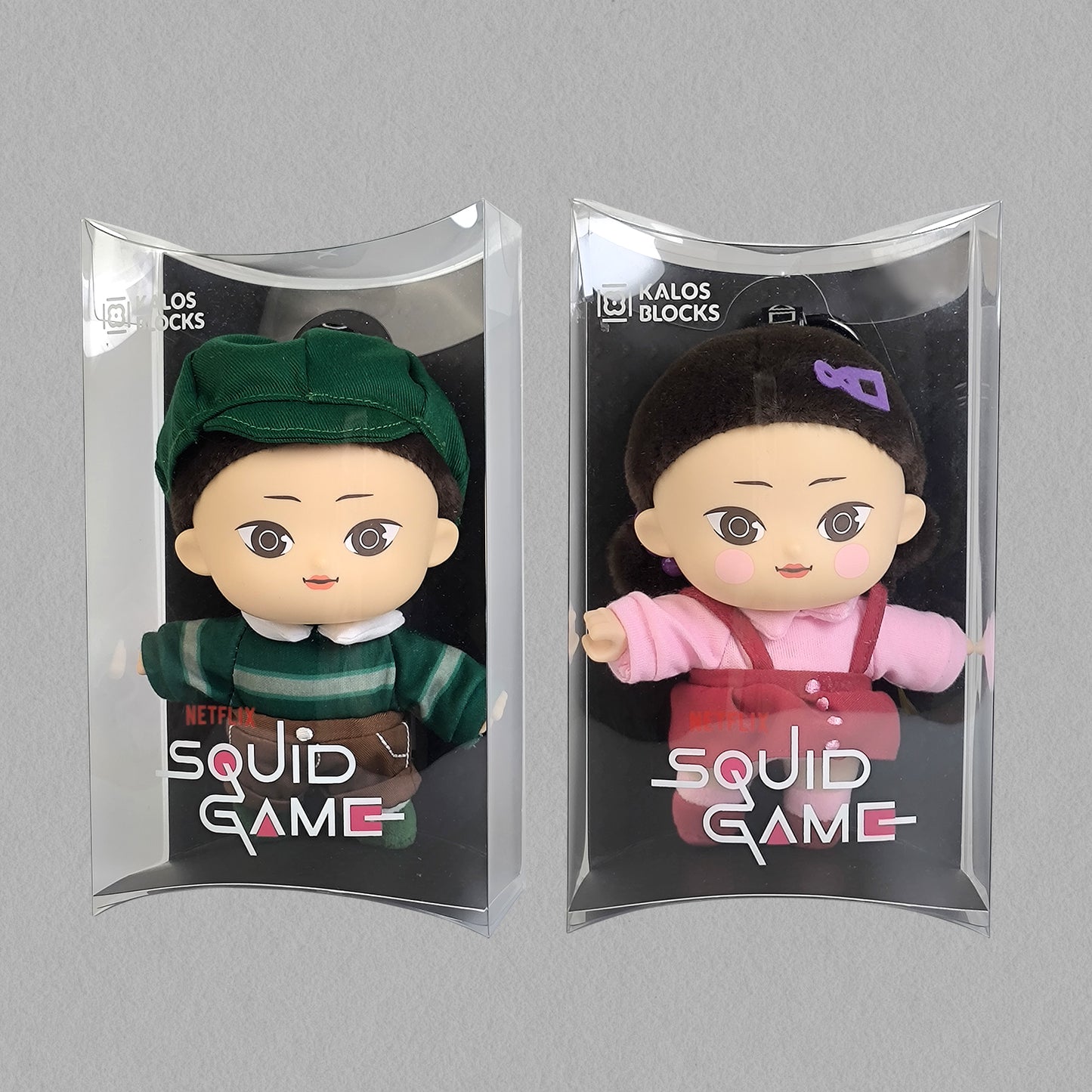 KALOS x Squid Game 3 Plush Keychain