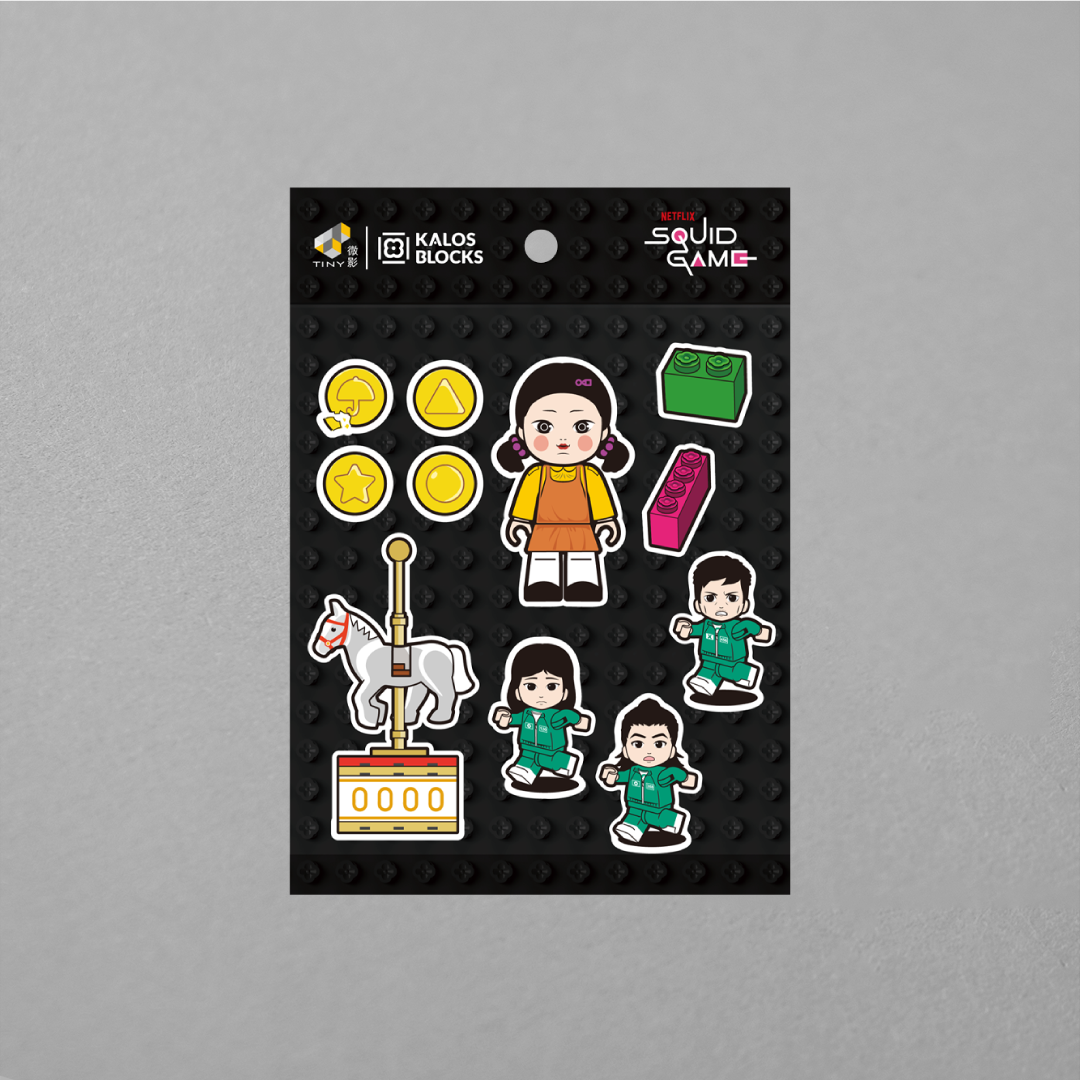 KALOS x Squid Game A5 Stickers