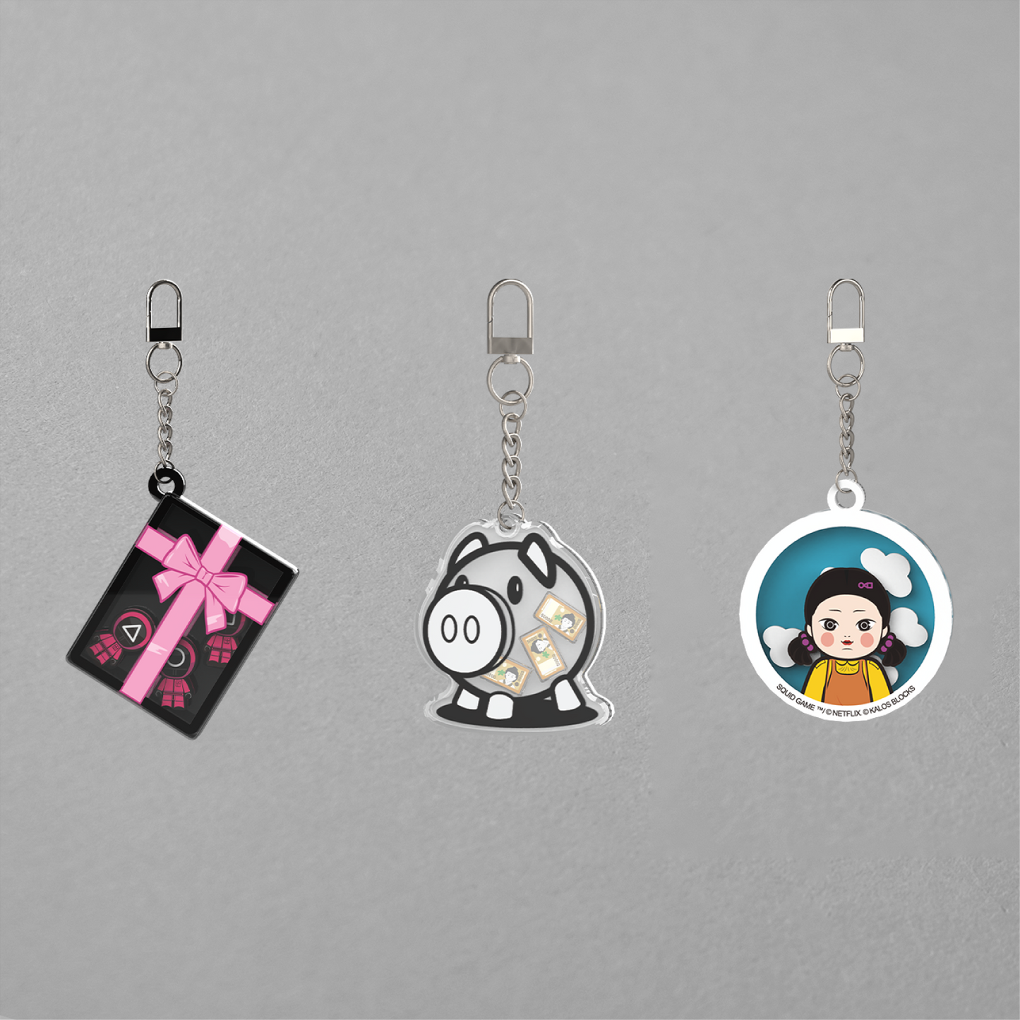 KALOS x Squid Game 2 Shaker Acrylic Keychain