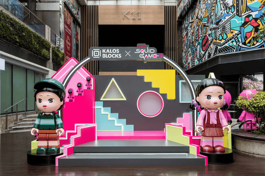 KALOS x《魷魚遊戲3》於 K11 Art Mall 舉行期間限定店推出全新「粒粒」系列