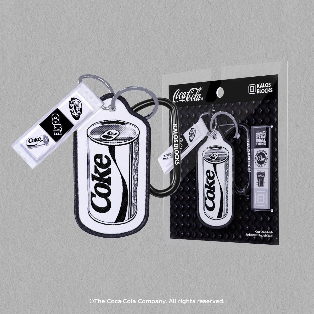 Coca-Cola™ LUB LUB Embroidered Keychain