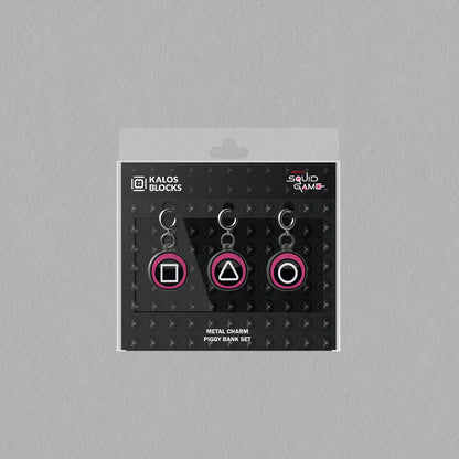 KALOS x Squid Game 3 Metal Charm