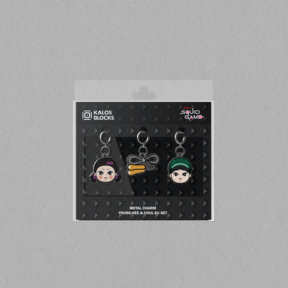 KALOS x Squid Game 3 Metal Charm