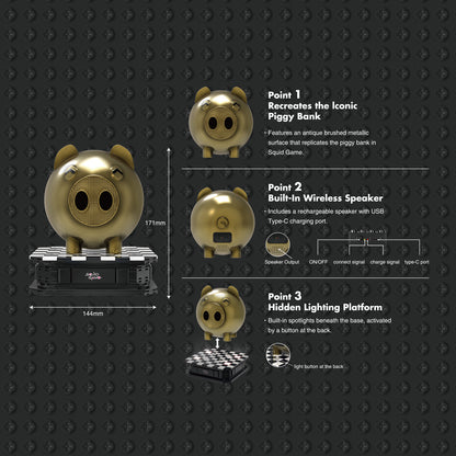 KALOS x Squid Game 3 Piggy Bank Speaker