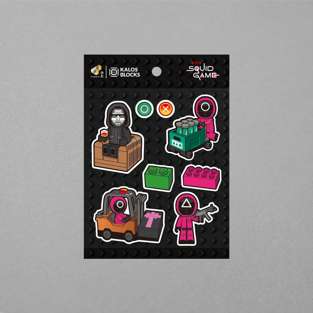 KALOS x Squid Game 2 A5 Stickers