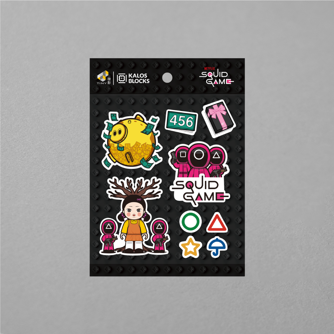 KALOS x Squid Game 2 A5 Stickers