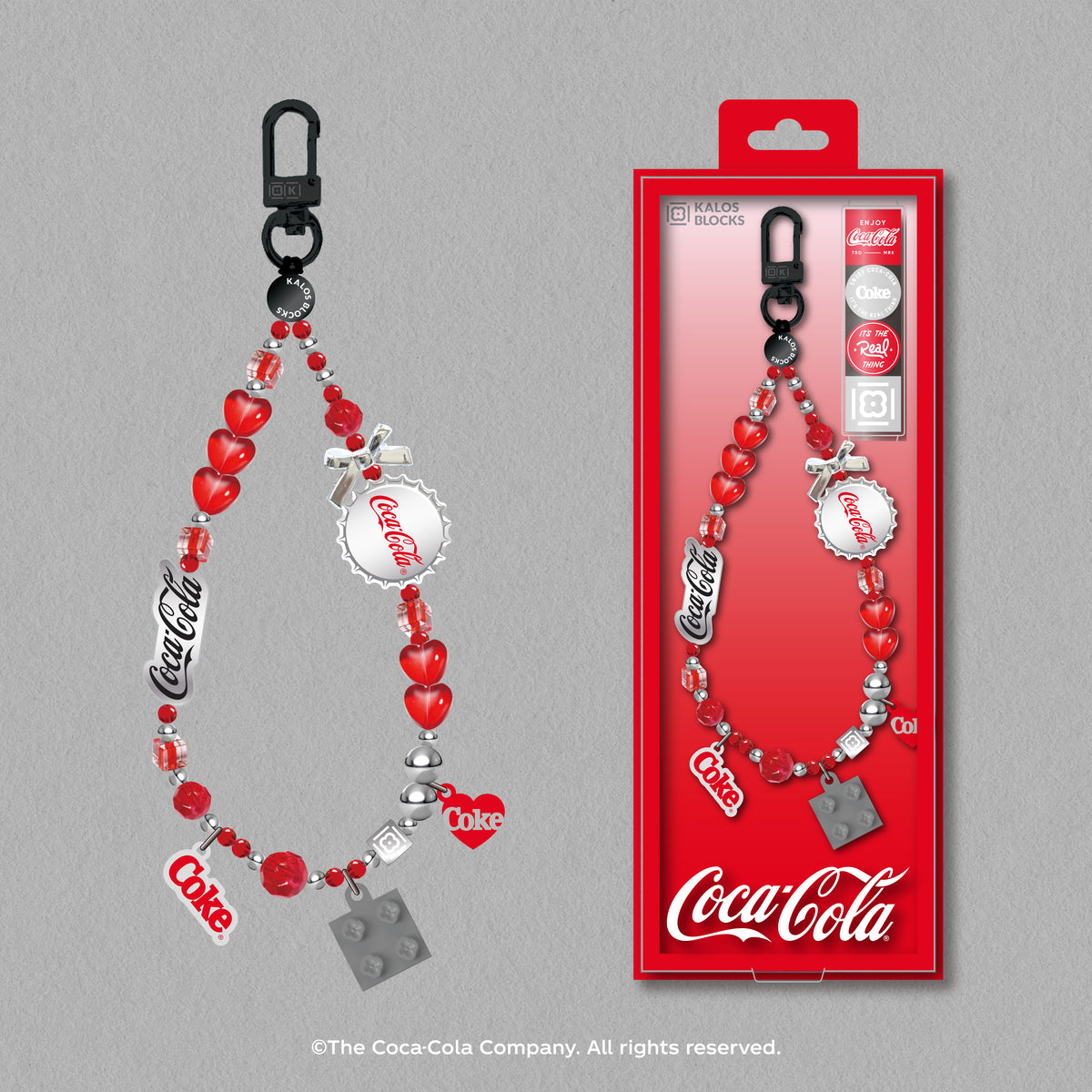 Coca-Cola™ Series - Beaded Phone Charm