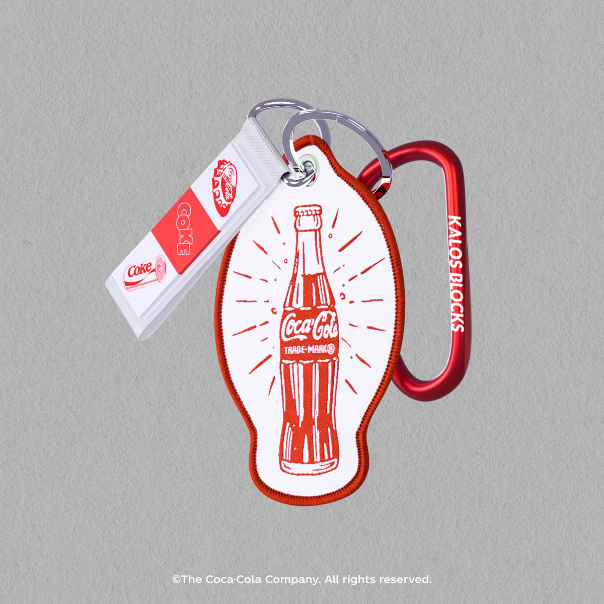 Coca-Cola™ LUB LUB Embroidered Keychain