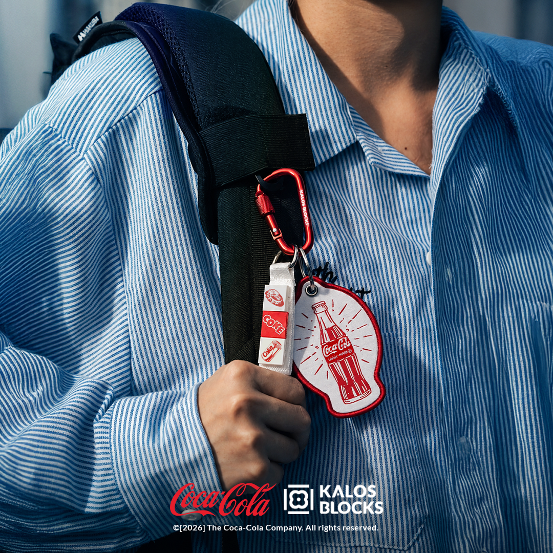 Coca-Cola™ LUB LUB Embroidered Keychain